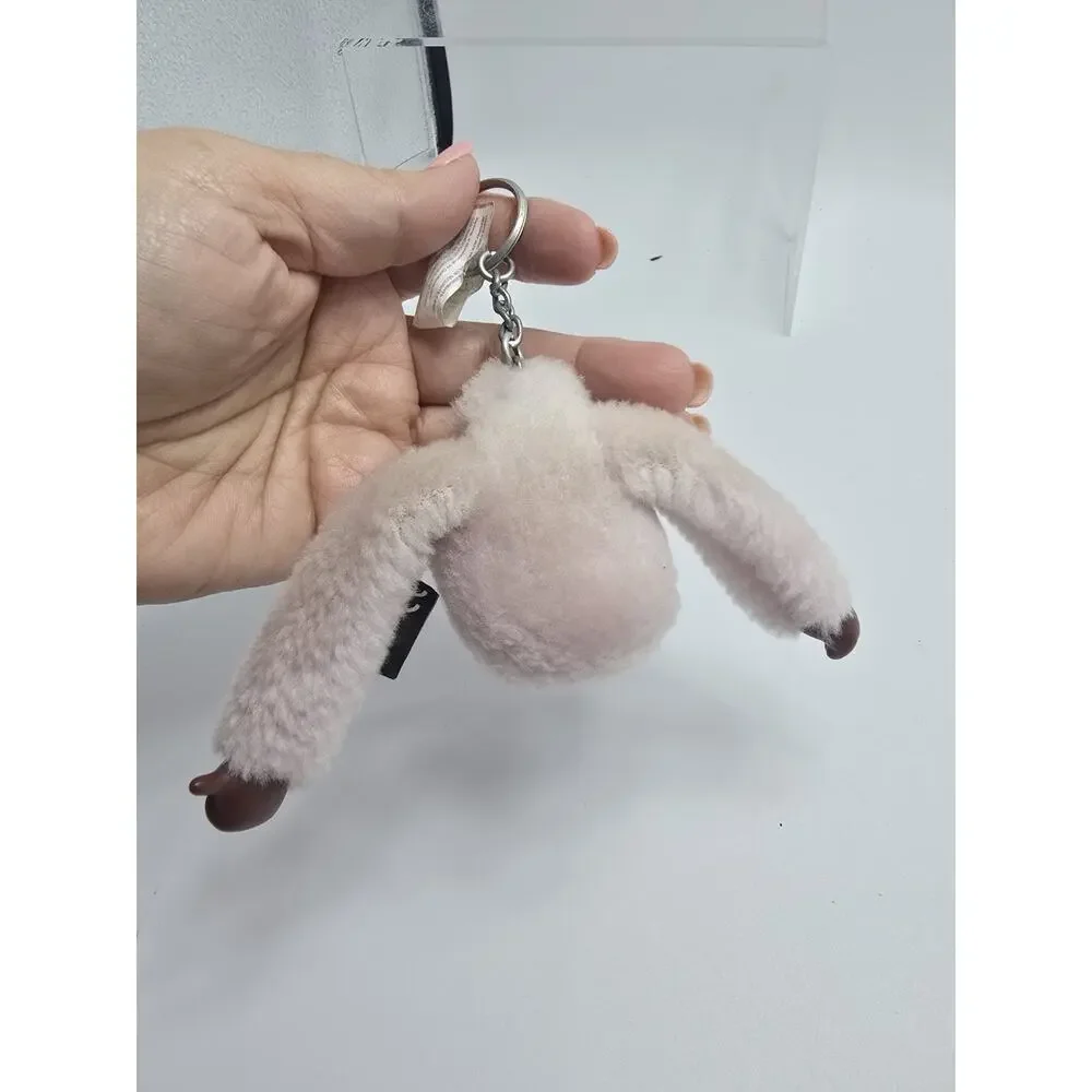 Kipling Keychain Pink Monkey Tag Fob Charm Blake